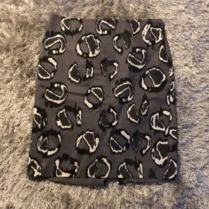 Grey Ann Taylor Skirt Sz 10